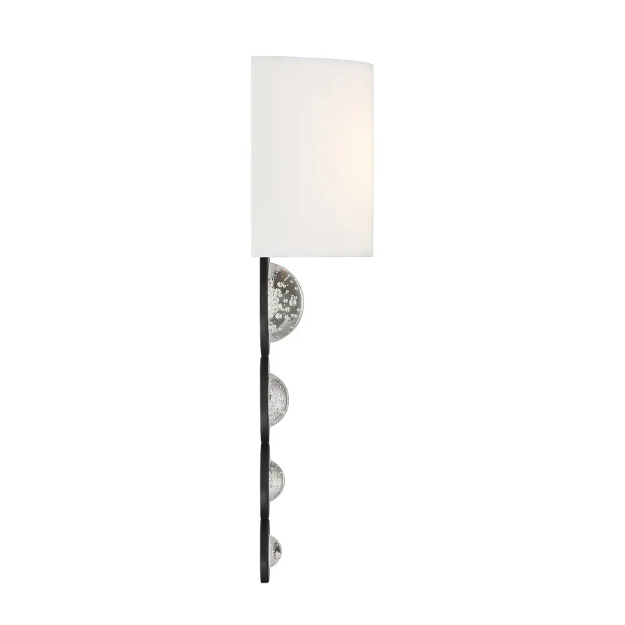 Marseille 1-Light Wall Sconce in Matte Black - Image 5