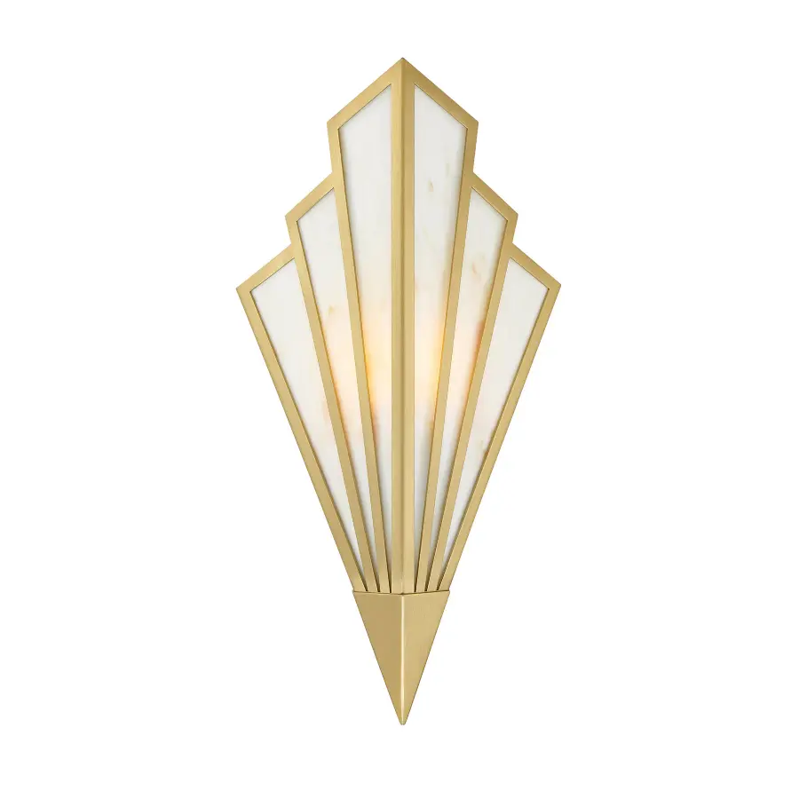 Rivage LED Wall Sconce in Warm Brass - Image 1