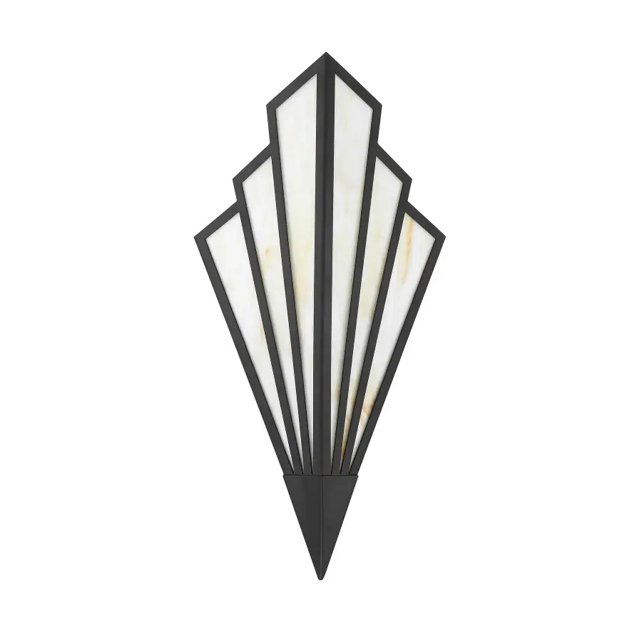 Rivage 1-Light LED Wall Sconce in Matte Black - Image 2