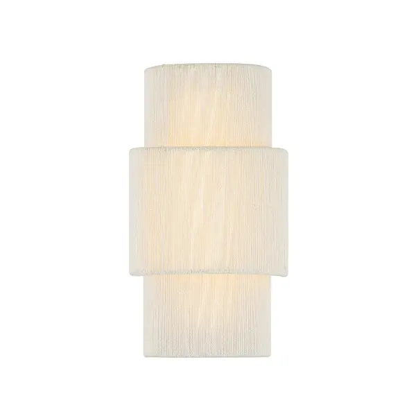 The Balthazar brings natural beauty with its handwoven abaca fiber shade that diffuses warm LED light. Perfect for adding organic texture and ambient lighting to intimate spaces. ADA compliant and damp rated for versatile placement.