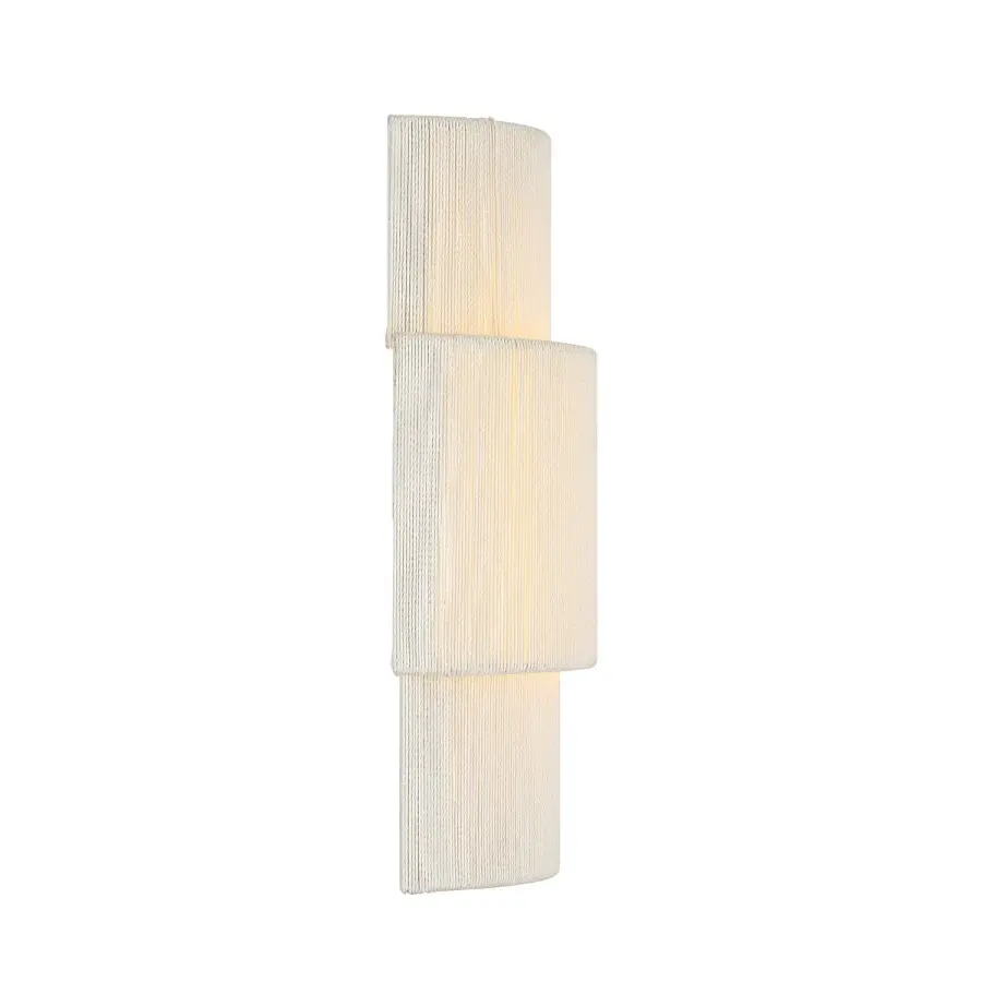 Balthazar LED Wall Sconce in Natural Abaca - Image 5