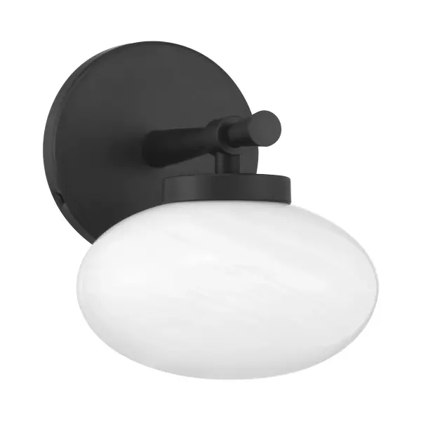 Barrow One Light Wall Sconce in Matte Black - Image 2