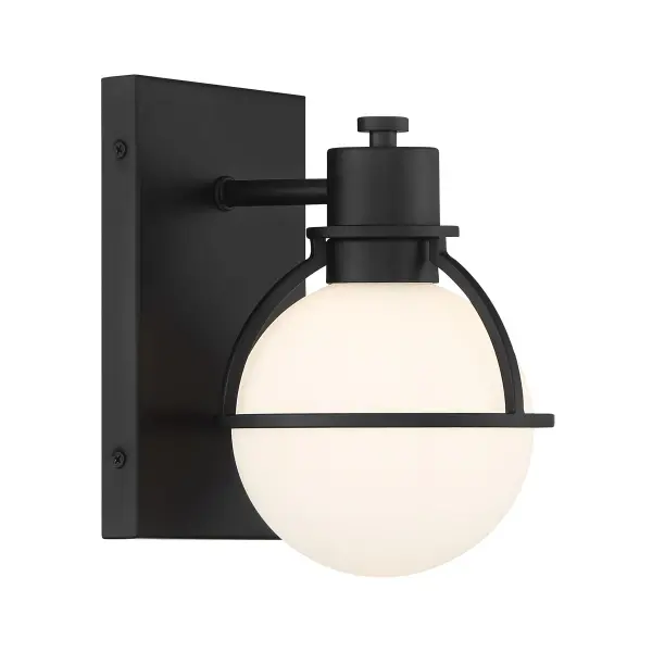 Pierce 1-Light Wall Sconce in Matte Black - Image 4