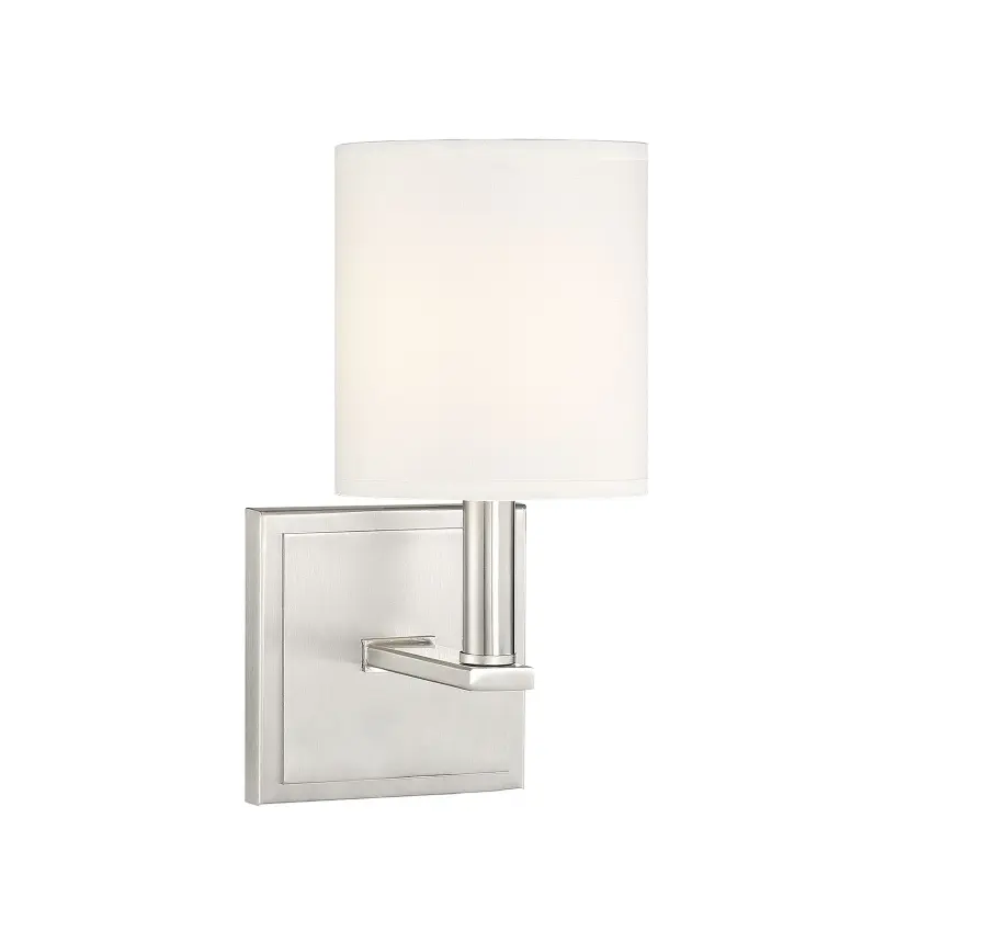 Waverly One Light Wall Sconce in Satin Nickel - Image 1
