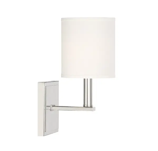Waverly One Light Wall Sconce in Satin Nickel - Image 4