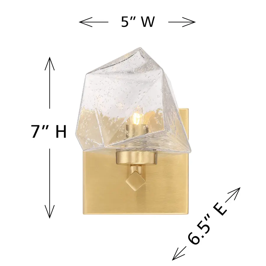 Castello LED Wall Sconce in Warm Brass - Image 6