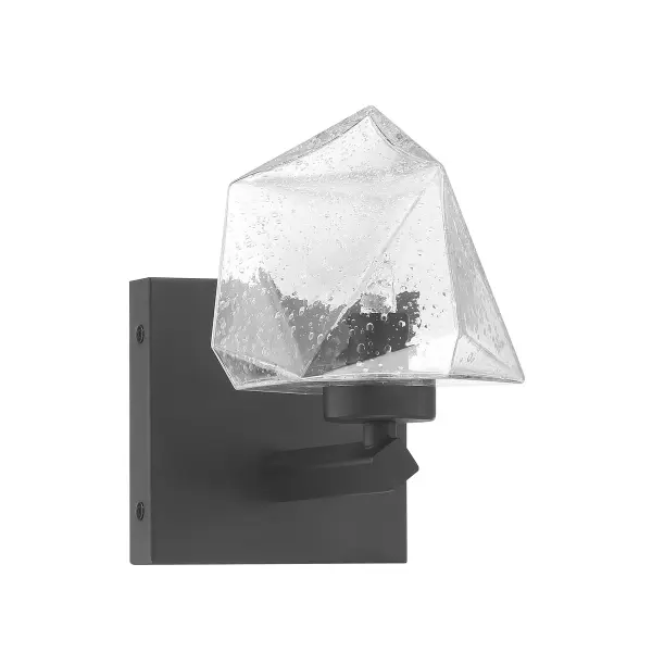 Castello 1-Light Wall Sconce in Matte Black - alternate view