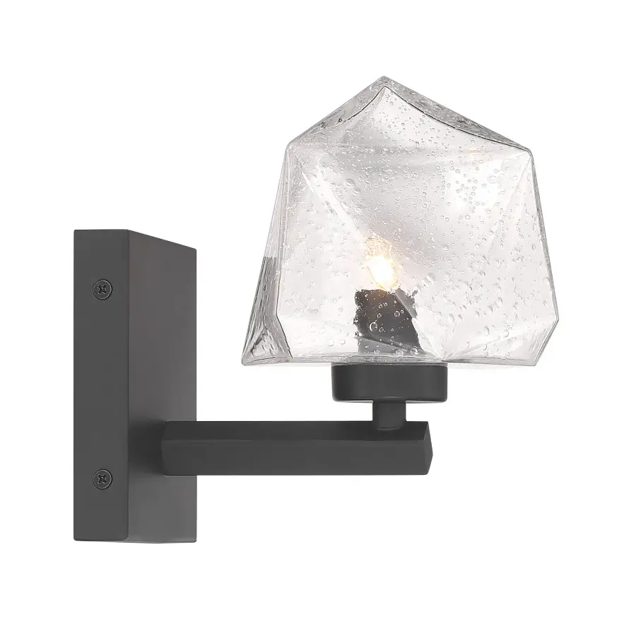 Castello 1-Light Wall Sconce in Matte Black - Image 5