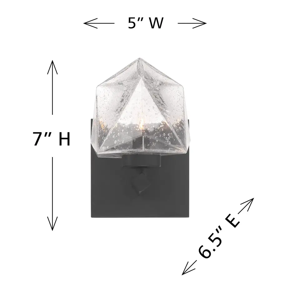 Castello 1-Light Wall Sconce in Matte Black - Image 6