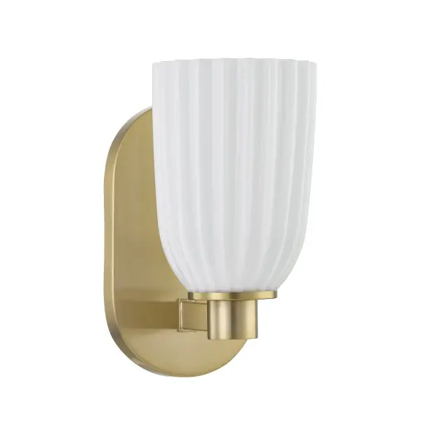 Baldwin 1-Light Wall Wall Sconce in Noble Brass - Image 2