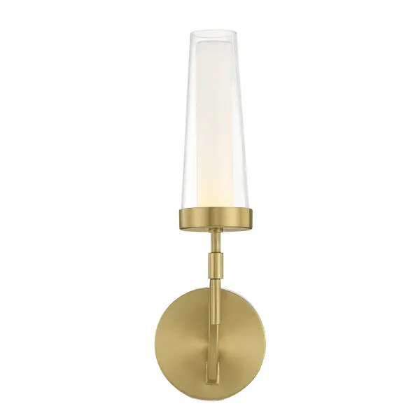 Butler LED Wall Sconce in Warm Brass - Image 3