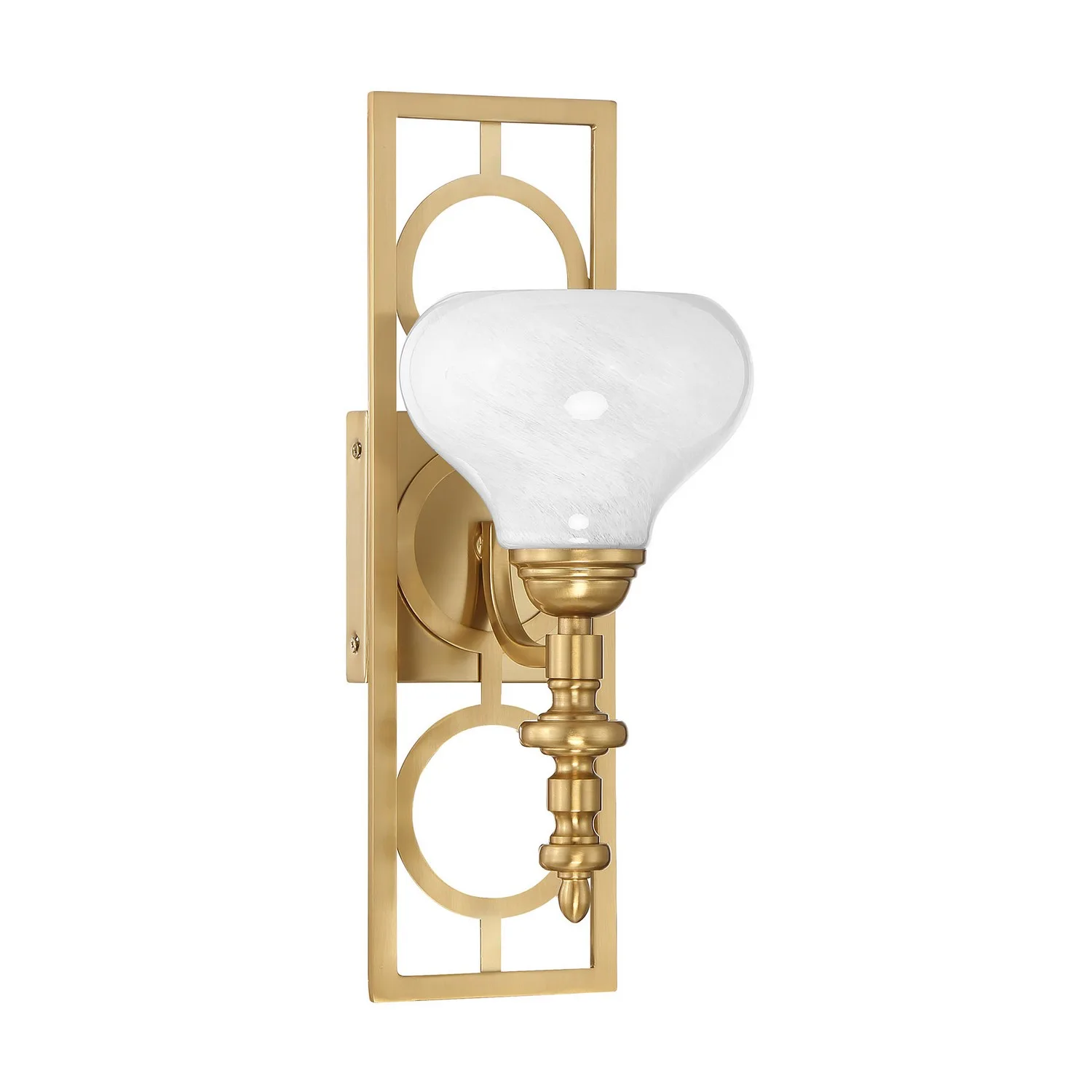 Allston One Light Wall Sconce in Warm Brass