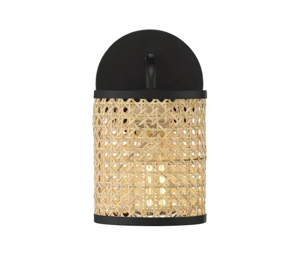 Jaylar 1-Light Wall Sconce in Matte Black - Image 3