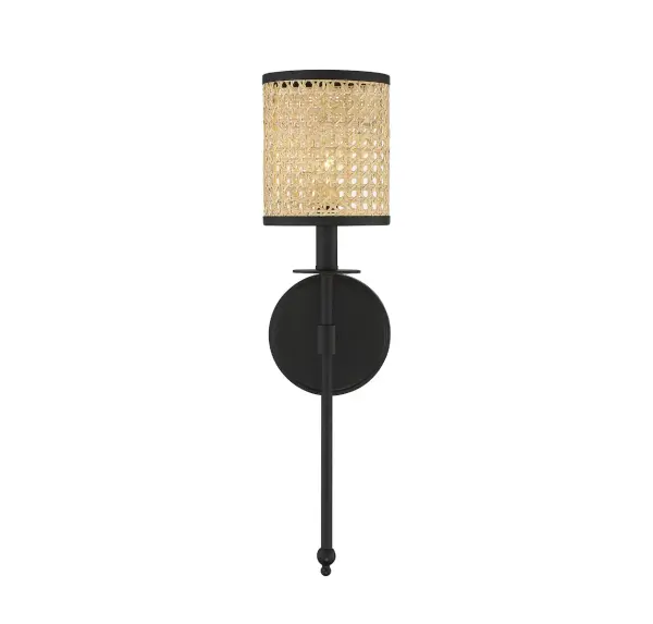 Jaylar 1-Light Wall Sconce in Matte Black - Image 3