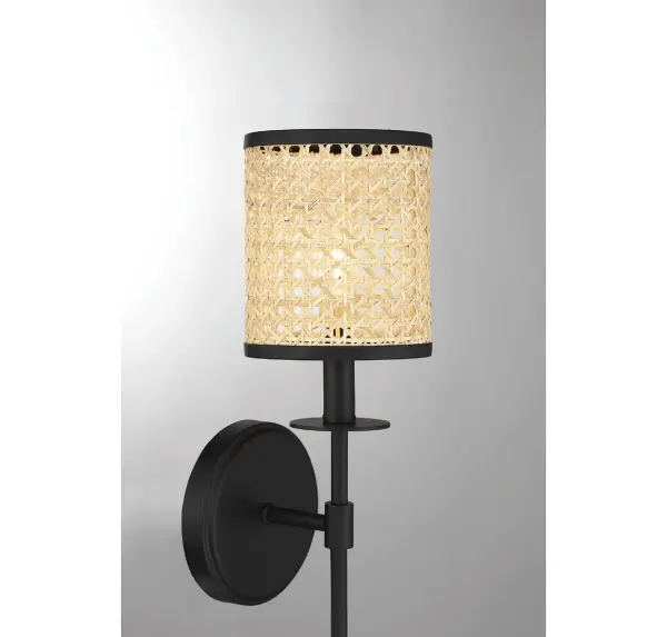 Jaylar 1-Light Wall Sconce in Matte Black - Image 6