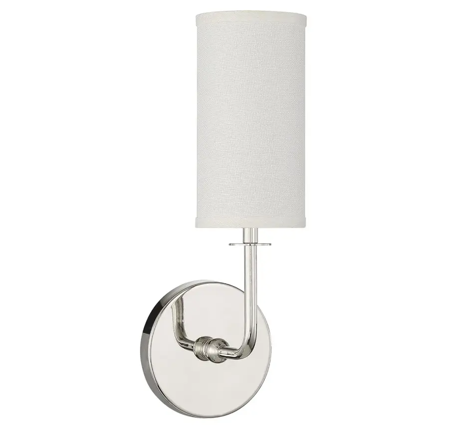 Powell 1-Light Wall Sconce in Polished Nickel - Image 2