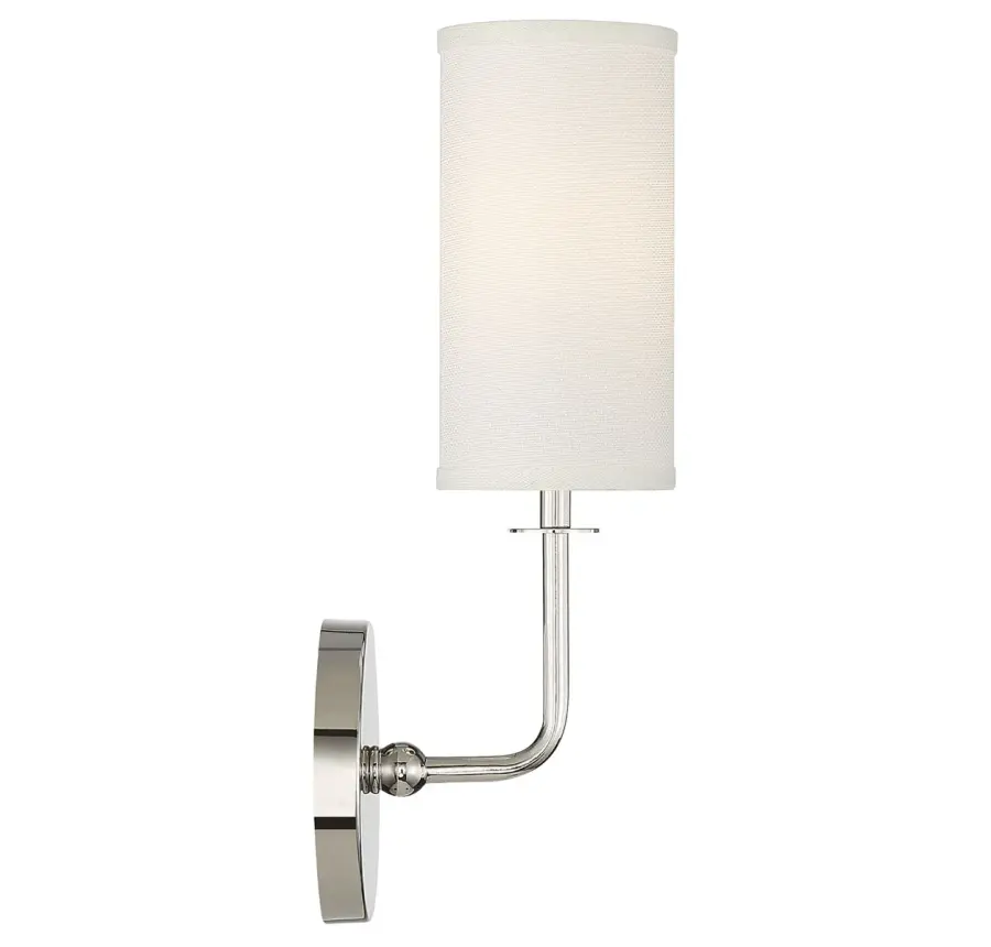 Powell 1-Light Wall Sconce in Polished Nickel - Image 5