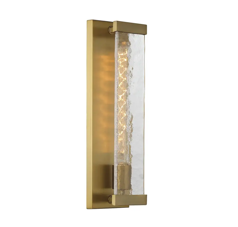 Alberta One Light Wall Sconce in Warm Brass - Image 4