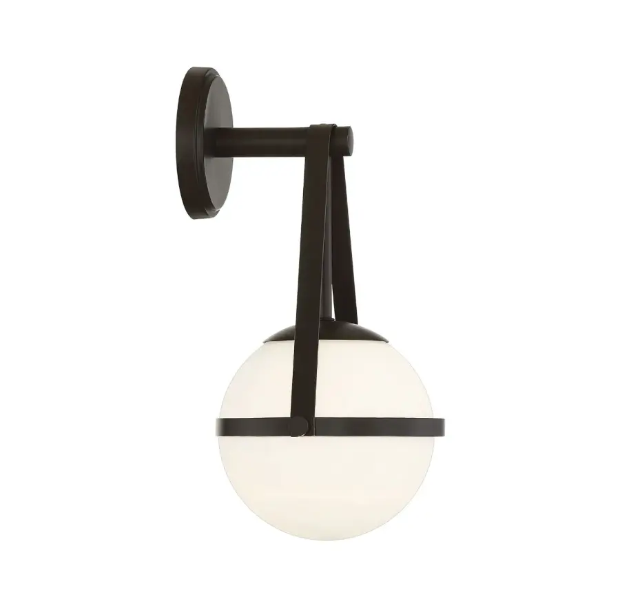 Polson 1-Light Wall Sconce in Matte Black - Image 5