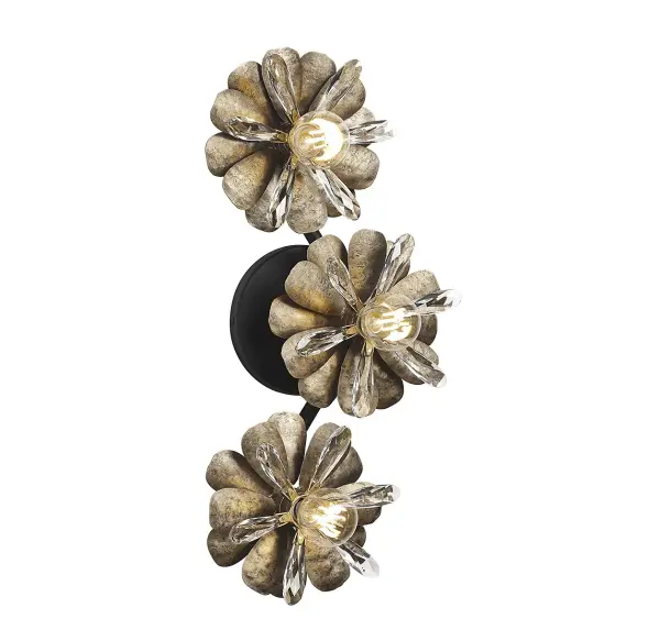 Giselle Three Light Wall Sconce in Delphine - Image 1