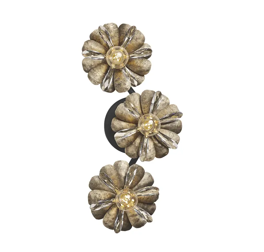 Giselle 3-Light Wall Sconce in Dephine - Image 3