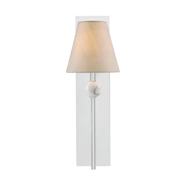 Travis One Light Wall Sconce in Polished Chrome - Image 3