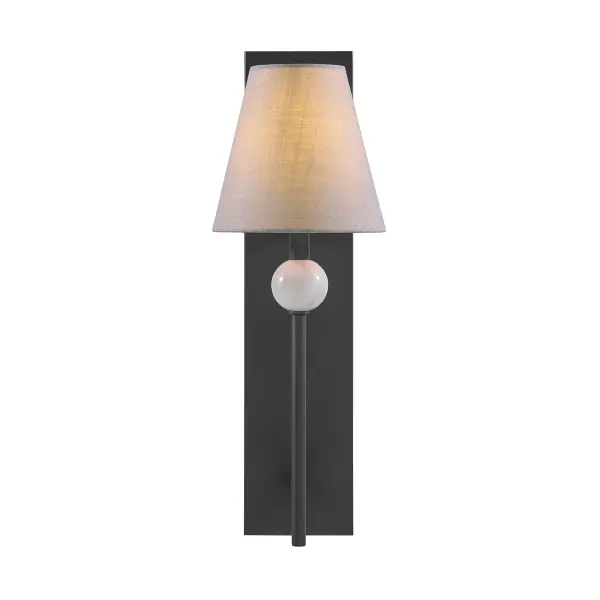 Travis 1-Light Wall Sconce in Matte Black - Image 3