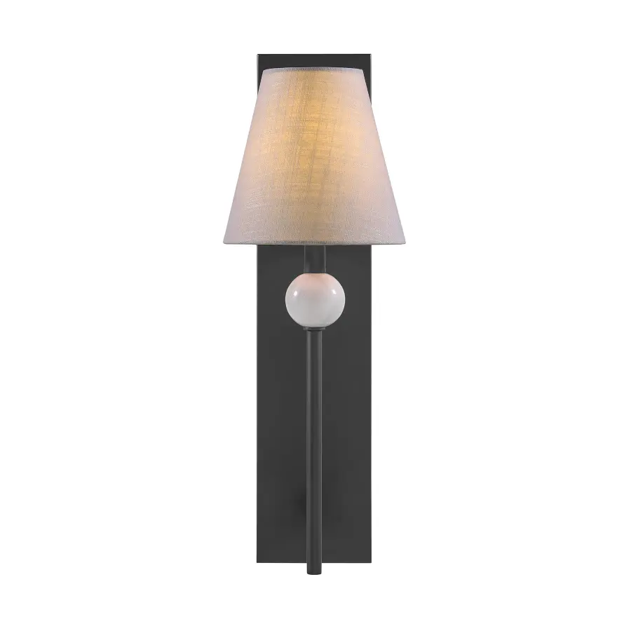 Travis 1-Light Wall Sconce in Matte Black - Image 3