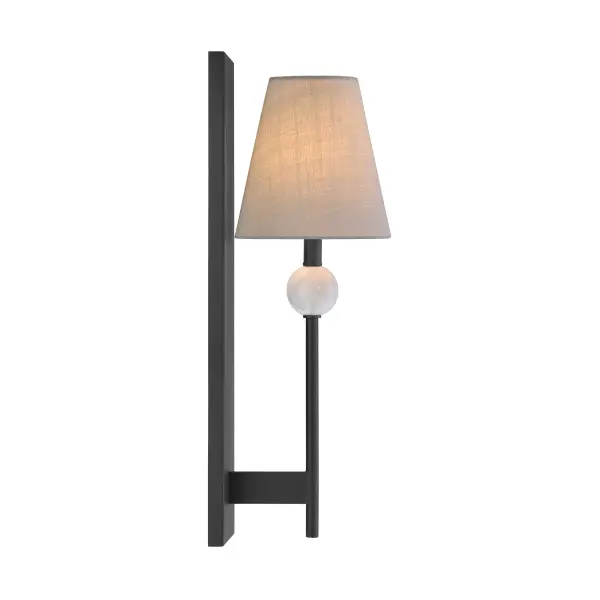 Travis 1-Light Wall Sconce in Matte Black - Image 5