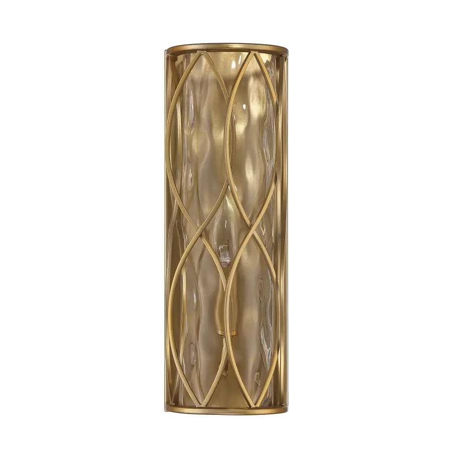 Snowden 1-Light Wall Sconce in Burnished Brass - Image 2