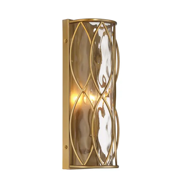 Snowden 1-Light Wall Sconce in Burnished Brass - Image 4