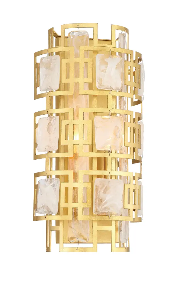 Portia 2-Light Wall Sconce in True Gold