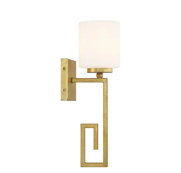 Quatrain 1-Light Wall Sconce in True Gold - Image 5