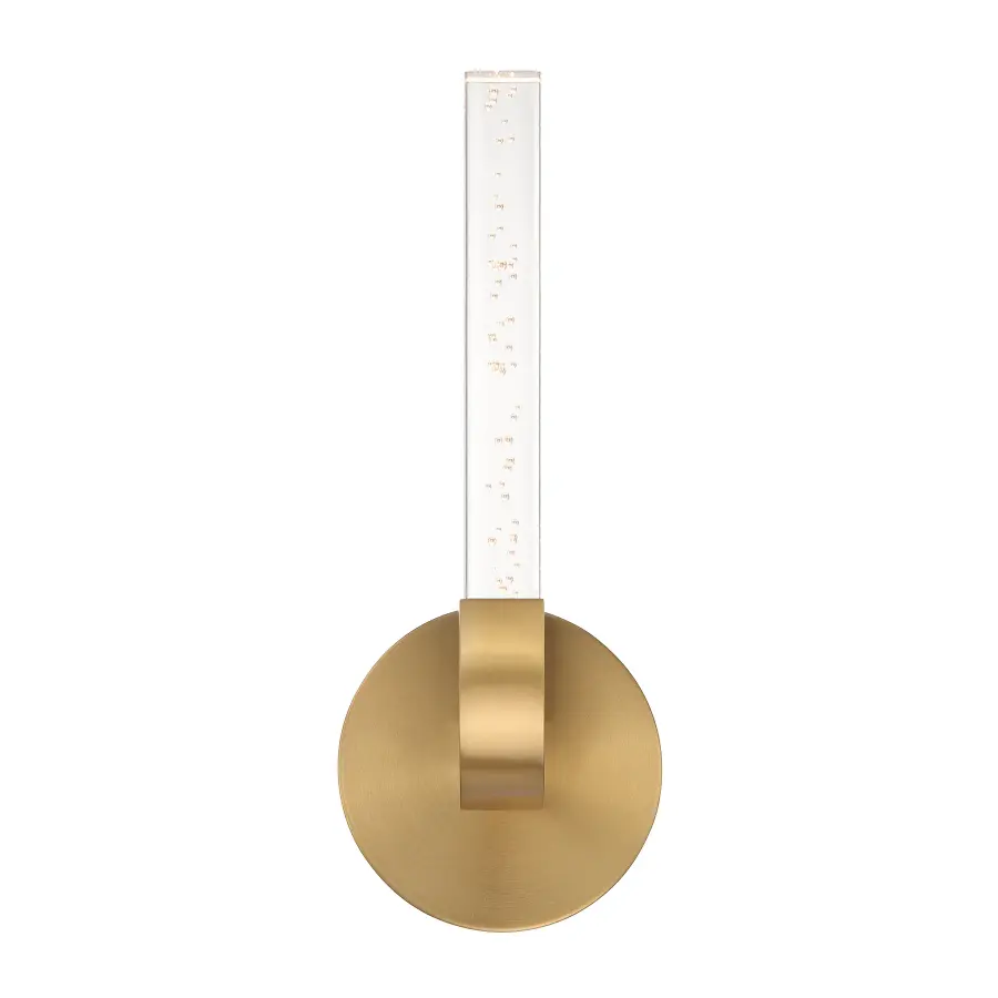 Del Mar 1-Light LED Wall Sconce in Warm Brass by Breegan Jane - Image 3