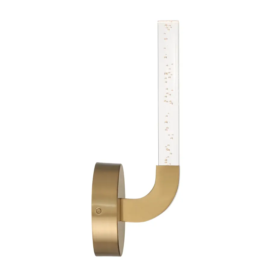 Del Mar 1-Light LED Wall Sconce in Warm Brass by Breegan Jane - Image 5