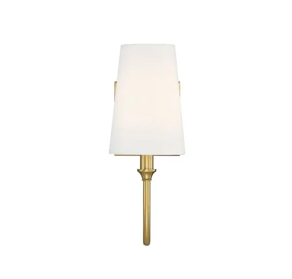 Cameron 1-Light Wall Sconce in Warm Brass - Image 9