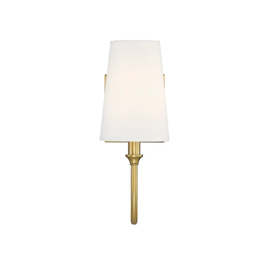 Cameron 1-Light Wall Sconce in Warm Brass - Image 9