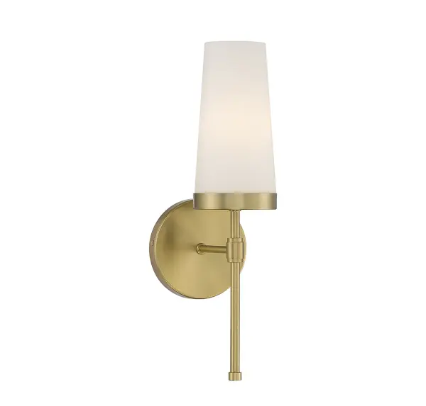 Haynes 1-Light Wall Sconce in Warm Brass