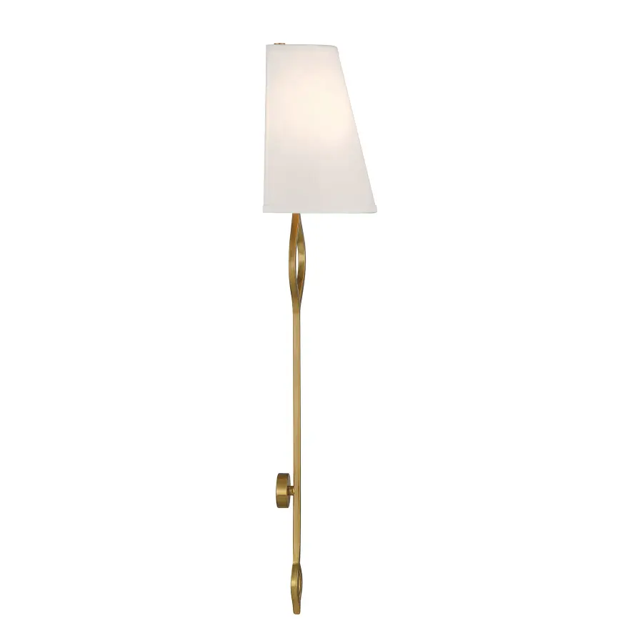 Roxbury Two Light Wall Sconce in Warm Brass - Image 5