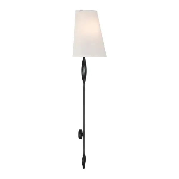 Roxbury 2-Light Wall Sconce in Matte Black - Image 5