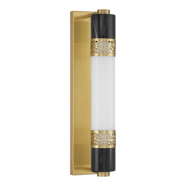 Farrell 1-Light Wall Sconce in Warm Brass by Dann Foley - Image 2