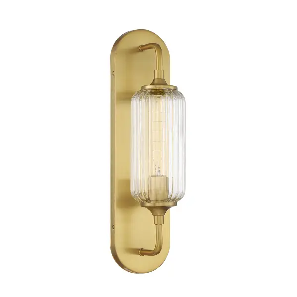 Holton One Light Wall Sconce in Warm Brass - Image 2