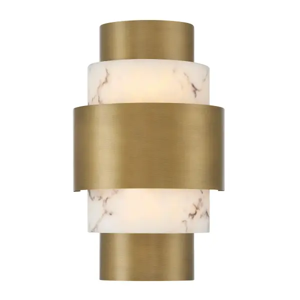 Davenport 2-Light Wall Sconce in Antique Patina - Image 1