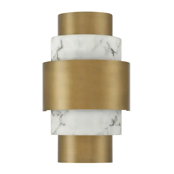Davenport 2-Light Wall Sconce in Antique Patina - Image 2