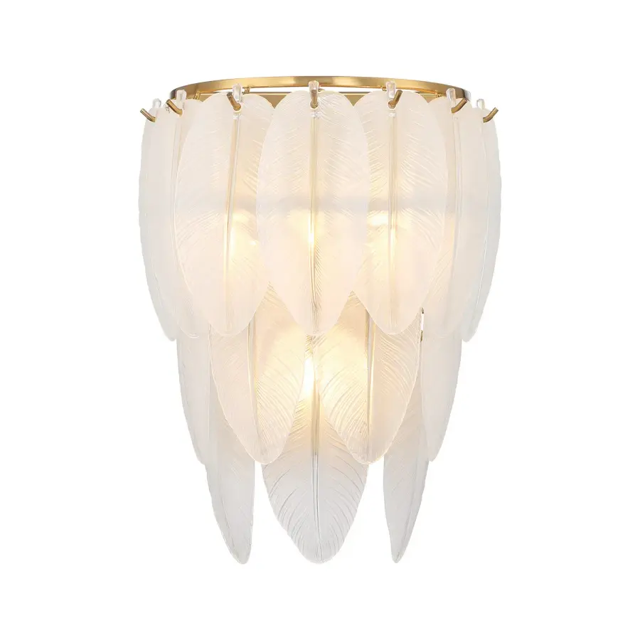 Boa Three Light Wall Sconce in Warm Brass - Image 1