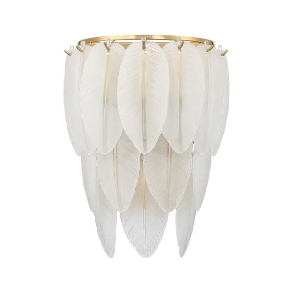 Boa 3-Light Wall Sconce in Warm Brass by Breegan Jane - alternate view