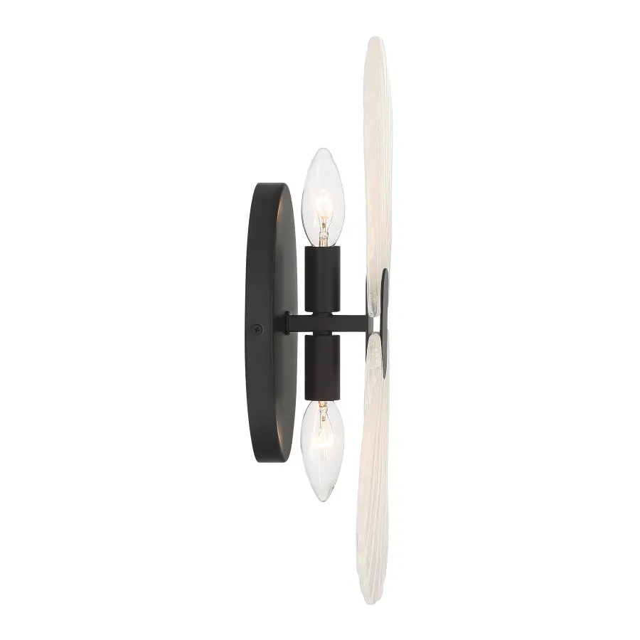 Bancroft 2-Light Wall Sconce in Matte Black - Image 5
