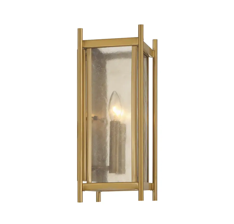 Jacobs 2-Light Wall Sconce in Warm Brass - Image 5