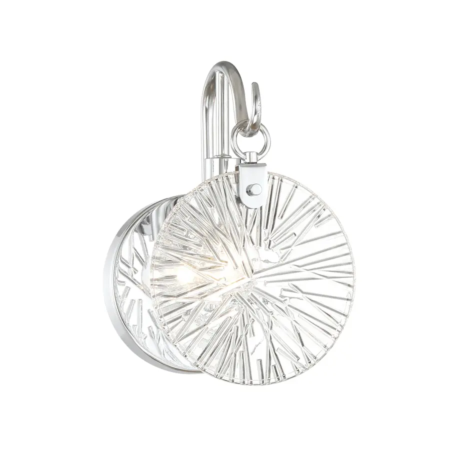 Addison 1-Light Bathroom Vanity Light in Polished Chrome - Image 1