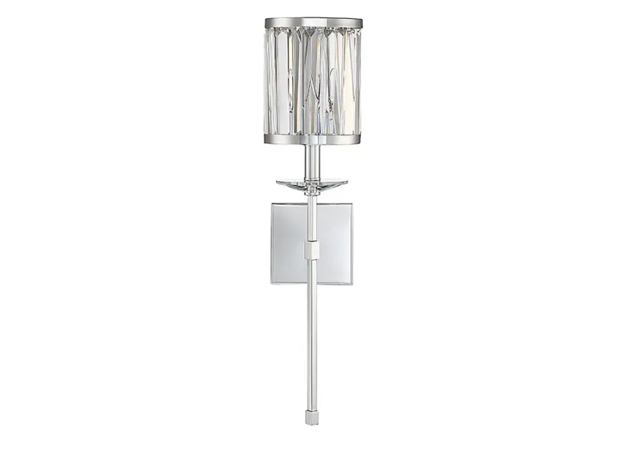 Ashbourne One Light Wall Sconce in Polished Chrome - Image 2